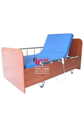 Ev Tipi Ahşap Hasta Yatağı – 2 Motorlu, Dayanıklı ve Konforlu Wipperman