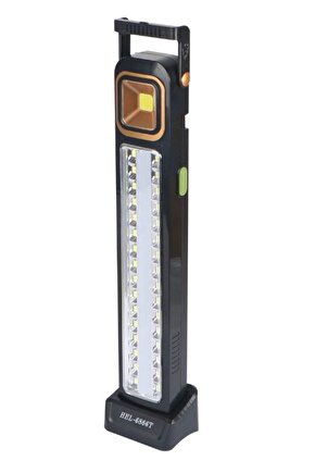POWERMASTER HEL-6866T-1 48 LEDLİ 45W SOLARLI+ŞARJLI IŞILDAK