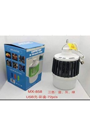 Powermaster Mx-858 Usbli Sinek Öldürücü Özellikli Kamp Feneri
