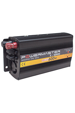 DXT POWERMASTER PWR600 24 TEK DİJİTAL EKRAN 24 VOLT 600 WATT MODIFIED SINUS WAVE INVERTER