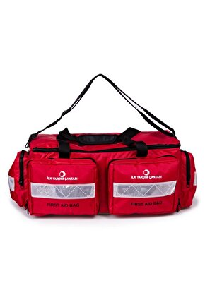 Comfort Plus İlk Yardım Çantası 2 Çepli Büyük Boy Kırmızı