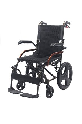 Comfort Plus GK863LABJ-12 Jet Black Transfer Alüminyum Tekerlekli Sandalye