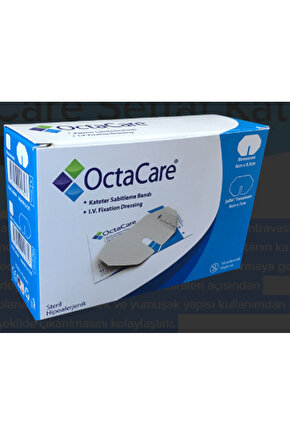 OctaCare Şeffaf Kateter Sabitleme Bandı 6 cm x 7 cm 100 Adet