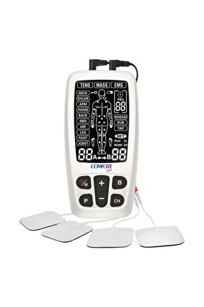 Comfort Plus R-C4A Şarj Edilebilir Tens Ems Masaj Stimülatörü Cihazı