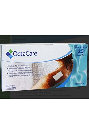 Su Geçirmez Şeffaf Pu Film Yara Örtüsü (sezeryan Bandı) Octamed 5 ADET 9CMX20CM