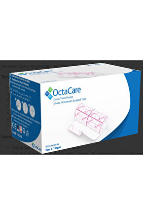 OctaCare Esnek Tıbbi Plaster (Fix) 5 m x 10 cm 1 Adet