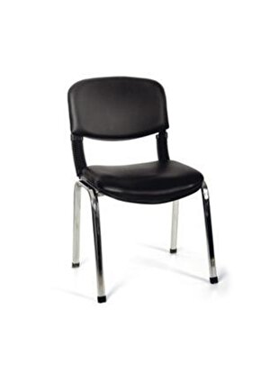 Form Nikelajlı Siyah Deri