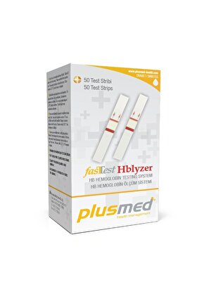 Fasttest Hblyzer Hemoglobin Ölçüm Test Stribi 50li