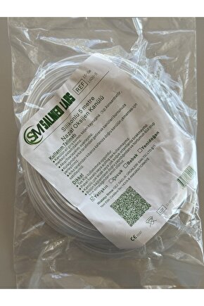 Oksijen Kanülü 5 METRE Silikonlu Nazal Kanül Yetişkin