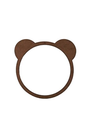Ayıcık Kulaklı 3 Mm Ham Mdf Kasnak 30 Cm