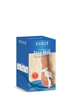 Halluks Valgus Gece Ateli - Ayak Başparmak Kemik Düzeltici Koruyucu (Medium) (f-20)