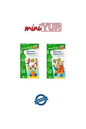miniYUP 4-6 Yaş Öğrenmeyi Öğreniyorum Seti Kitapları (Kontrol Kutusu Dahil Değildir)