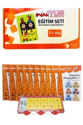 Miniyup 7 Yaş Görsel Dikkat Ve Algı Geliştirme Eğitim Seti