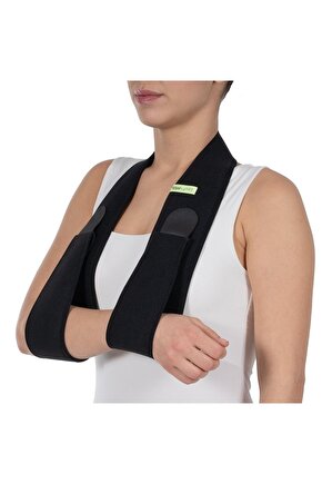 Pratik Kol Askısı Siyah Cırt Ayarlı Kol Askısı Standart Beden