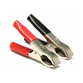 KROKODİL AKÜ MAŞASI ORTA 70MM SİYAH * KIRMIZI (K95)