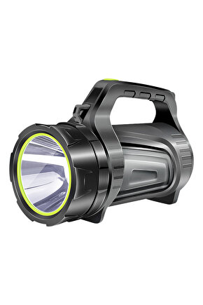 Magnes Shopzum Js-881d Şarjli Ledli Uzun Menzilli Kamp Tipi Çok Fonksiyonlu Işildak Fener