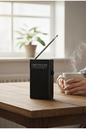 Taşınabilir Cep Tipi Mini Analog AMFM Radyo – Pilli El Radyosu – Nostaljik Taşınabilir Radyo