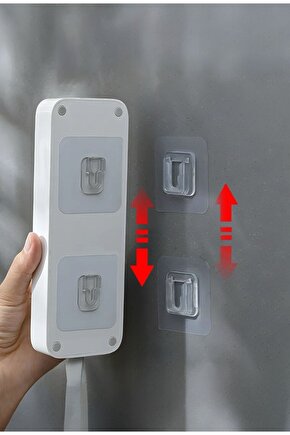 Tekli Paket Ayarlanabilir Çift Taraflı Yapışkanlı Askı Aparatı