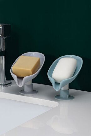 Banyo ve Mutfak İçin Vantuzlu Sabunluk – Pratik Su Tahliyeli Tasarım