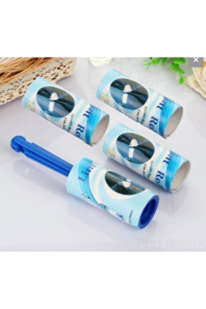 4 Yedekli 240 Yaprak Tüy Toz Toplama Rulosu