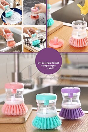 Deterjan Hazneli Bulaşık Fırçası