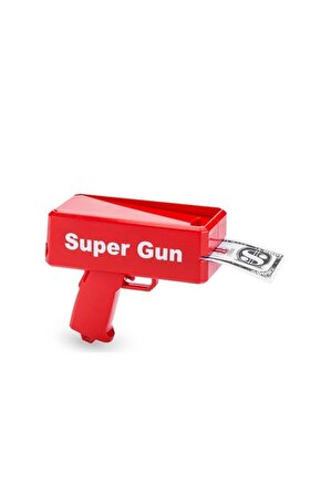 Super Money Gun Para Saçma Tabancası - Kırmızı