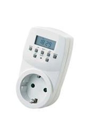 Dijital Haftalık Zamanlayıcı Priz Timer-2 108 002 0001 Şarj Edilebilir