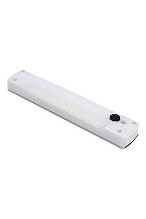 PM-18399 Beyaz Cob Ledli Yapışkanlı Mıknatıslı El Tipi Fener Magnet Bar