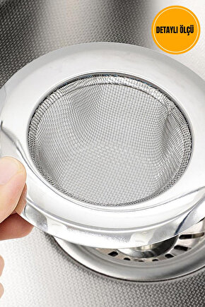 7.5 Cm Lavabo Süzgeci Paslanmaz Çelik - Tel Süzgeç
