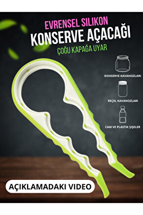 Konserve Kavanoz Şişe Açacağı Kavanoz Kapağı Açma Aparatı 4 Boy Soslar ve Plastik Şişeler İçin Açıcı