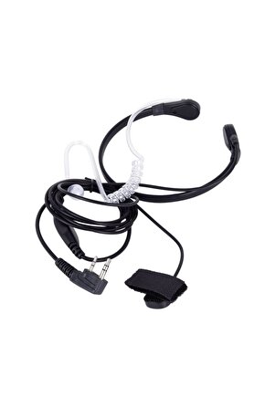 Akustik Tüp Kulaklık Boğaz Gırtlak Mikrofon Seti Boğaz Mikrofon