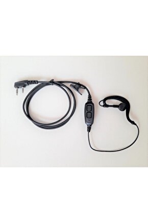 Uv82 Uv-82 Için Çift Jaklı Çift Mandal Kulaktan Düşmeyen Telsiz Kulaklık