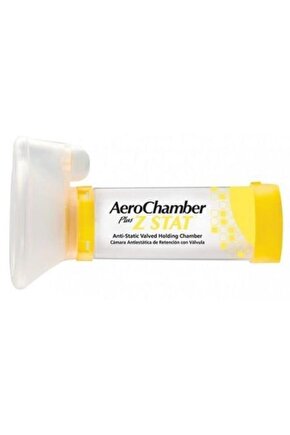 Aero Chamber Plus Z Stat Sarı 1-5 Yaş Arası Ayıcıklı Model