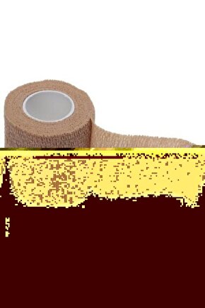 Kendinden Yapışkanlı Coban Cohesive Bandaj 2,5cmx4.5m Ten Rengi