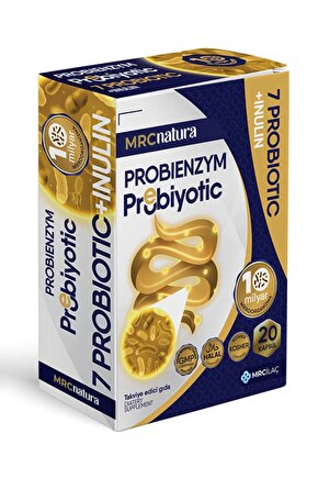 Mrc Natura Probıenzym Probiyotik (10 MİLYAR) Inulın (PREBİYOTİK) 20 Kapsül