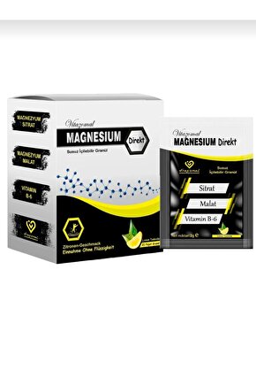 Magnezyum Direkt (SUSUZ IÇİLEBİLİR GRANÜL) 20 Saşe Toz
