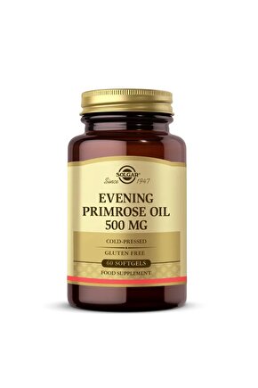 Evening Primrose Oil 500mg 60 SoftGel Kapsül