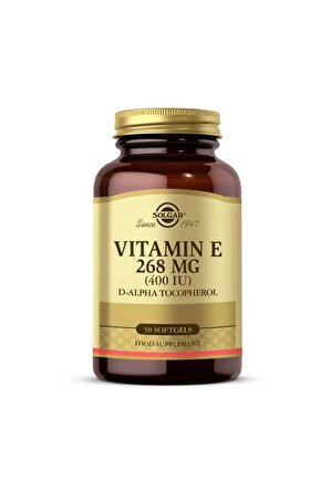 Vitamin E 400 IU 268 Mg 50 Kapsül