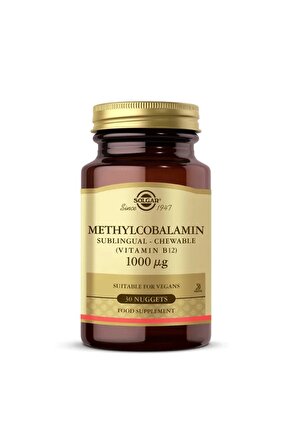 Methylcobalamin - Vitamin B12 Sublingual Chewable 30 Tablet