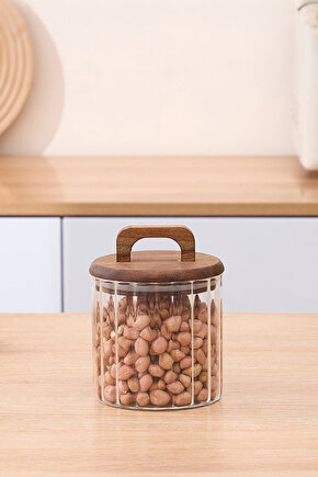 650 ml Akasya Kapaklı Cam Kavanoz Saklama Kabı Pinterest Tasarım Erzak Bakliyat Kabı