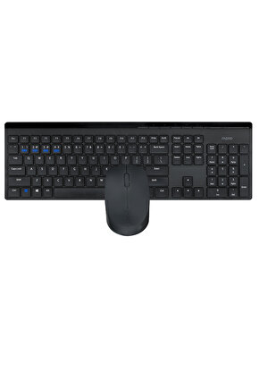 8110m Bluetooth Wireless Kablosuz Klavye Mouse Set Türkçe Q