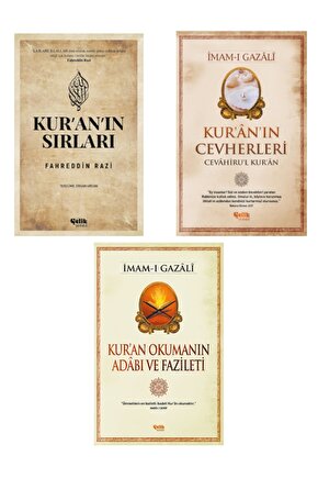 Kuranın Sırları - Kuranın Cevherleri - Kuran Okumanın Adabı Ve Fazileti 3lü Set