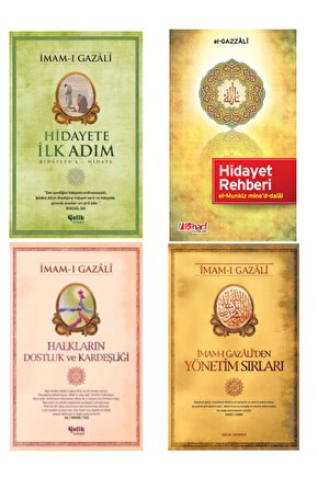 Imam-ı Gazali Serisi Hidayete Ilk Adım-hidayet Rehberi- Imamı Gazaliden Yönetim Sırları 4lü Set