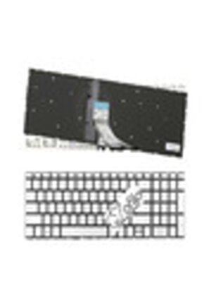 Hp Envy X360 17m-ce1013dx 17t-ce000 17t-ce100 uyumlu Klavye, Tuş Takımı (Silver, Gri TR) ışıklı