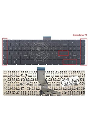 HP Pavilion Gaming 15-ec2018nt (434L3EA) Notebook Klavyesi, Yeşil Tuş Takımı (Siyah TR) ışıklı