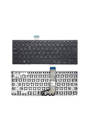 Asus Vivobook X405UR X405 X405U Notebook Klavyesi - Siyah - TR
