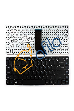 Acer TravelMate TMP2410, TMP2410-M, TMP2410-G2, TMP2410-G2-M, N16P7 Klavye Siyah TR