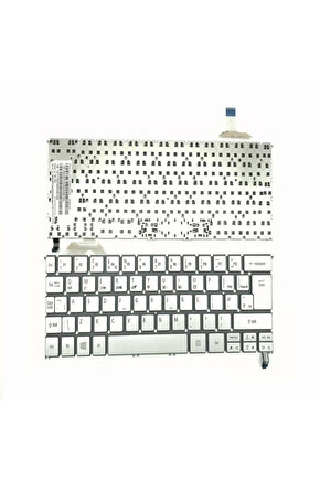 Acer MP-12C56TQJ4421 Notebook Klavyesi - Silver - TR - Işıklı