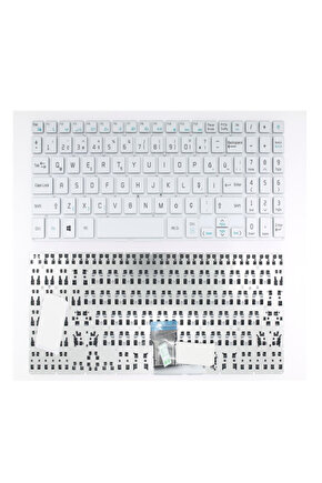 Casper Nirvana S500.1021-4D50R-G-F Silver Notebook Klavyesi Gri TR