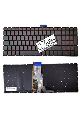 Hp Envy 15-AQ100NT 17-N100NT M7-N Klavye Kırmızı Siyah TR IŞIKLI